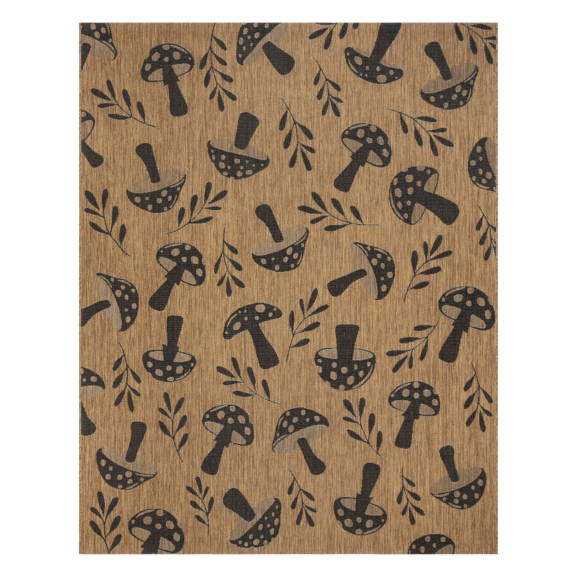 Gertmenian Paseo Rika Modern Floral Chestnut/ Black Area Rug, 8x10