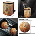 thumbnail image 4 of Jeiento Horse Car Interior Sets Car Front Back Seat Covers Steering Wheel Cover Seatbelt Shoulder Pad Trash Bin Flowers Rearview Mirror Protective Cover Coasters Keychain Lipstick Holder 13 Pieces, 4 of 4