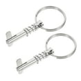 thumbnail image 1 of WESIEVYA 2Set Stainless Steel Boat Pin for Marine Usage Safety Mounting Clevis Shape 7.5X0.87X0.2In, 1 of 5