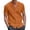 Orange, variant on Gaukiv Men's Shirts Band Collar Short Sleeve Linen Blouses Casual Tops Green 2XL