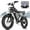 20''-1200W 48V 20AH-32MPH, variant on Ridstar Electric Bike for Adults Q20,1200W 30MPH,48V 15.6Ah Electric Bicycle,7 Speed Full Suspension Mountain Bike UL2849