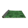 thumbnail image 2 of Ahgly Company Indoor Rectangle Oriental Emerald Green Industrial Area Rugs, 2' x 4', 2 of 4