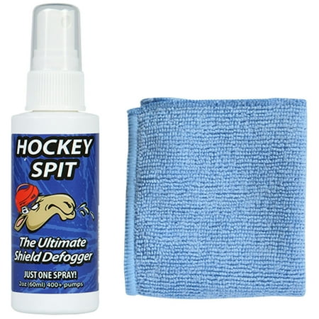 A&R Goggle Visor Shield Defogger Hockey Spit Spray W Shammy Included (Best Hockey Equipment Spray)
