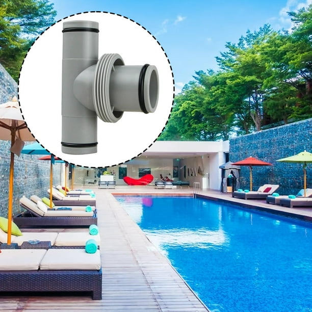Conector adaptador de manguera de 1,5 a 1,5, reemplazo portátil duradero, accesorios fáciles de usar, adaptador de drenaje de piscina, entrada roscada 1.5in a 2 1.25in shamjiam Adaptador de manguera de piscina