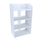 thumbnail image 4 of Estante organizador de almacenamiento con 4 niveles, color blanco, para zapatos, 4 of 12