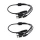 thumbnail image 1 of 2X 1 A 4 DC Divisor de 4 Puertos de Alimentacion Adaptador de Camara CCTV Cable, 1 of 4