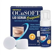 Ocusoft Lid Scrub Eyelid Cleanser, Original Formula, 1 kit, 3 Pack