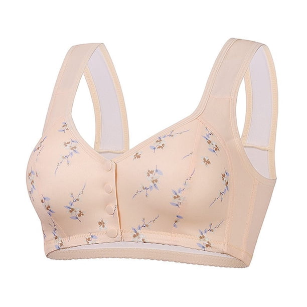 Karight ABCDEFG Cup Women Leopard-Print Front Buckles Underwear No Steel Close Bra