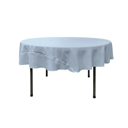 

TCpop72R-BlueLgtP18 Polyester Poplin Tablecloth Light Blue - 72 in. Round