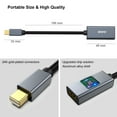 thumbnail image 4 of BENFEI Mini DisplayPort to HDMI Adapter 4K, Thunderbolt 2 to HDMI Adapter,Gold-Plated Connectors,Aluminium Shell, 4 of 7