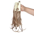 thumbnail image 2 of SEGO Bendable Adjustable Messy Ponytail Hair Extension with Jaw Claw Clip in Hair Extension, 2 of 6
