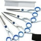 thumbnail image 2 of Kit de tijeras de peluquería canina de acero inoxidable, cómodo tornillo ajustable, tijeras de peluquería profesionales 6 en 1 para mascotas, 2 of 8