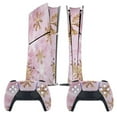 thumbnail image 2 of Skin Sticker for PS5 Slim Standard PS5 Pro Disc Digital Edition Console and Controllers Decals for Playstation 5 (Snow Flake Christmas,PS5 Pro Disc Edition), 2 of 5