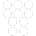 thumbnail image 1 of MasteelfCA 10 Pcs Anneau Rond en Métal Dreamcatcher Simple Accessoire de Robe Fait Main pour Femme Fille (10cm), 1 of 7