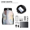 thumbnail image 5 of Rocae The Cat Looks in the Mirror print Computer bag with separate compartment, suitable for 15 inch laptop backpack, gift for men and women, 5 of 8