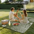 thumbnail image 4 of Sage Green Coastal Outdoor Rug for Patio/Deck/Porch, Non-Slip Large Area Rug 5 x 8 Ft, Starfish Coral Summer Beach Ocean Indoor Outdoor Rugs Washable Area Rugs, Reversible Camping Rug Carpet Runner, 4 of 8