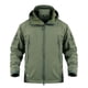thumbnail image 1 of Chaqueta táctica de camuflaje con capucha para hombre, para otoño e invierno, para exteriores, estilo militar, softshell, forro polar, impermeable, resistente al viento, cálida, para caza y sende, 1 of 5