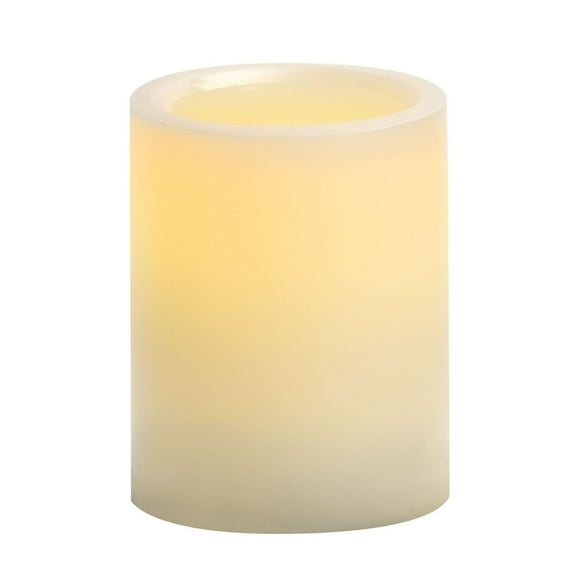 Pilier rond et lisse, sans flamme, 3 po x 4 po, avec minuterie 5 heures