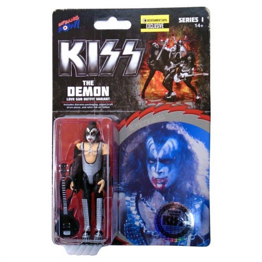 KISS 2015 Bif Bang Pow! Love Gun Variant Bloody Demon Gene Simmons 3 3/4" Figure