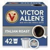 Victor Allen's Coffee Italian Roast, Dark Roast, 42 Count, Single Serve Coffee Pods for Keurig K-Cup Brewers