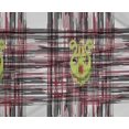 thumbnail image 4 of oneOone Polyester Lycra Fabric Swirl & Check Ikat Decor Fabric Printed BTY 56 Inch Wide, 4 of 4