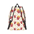 thumbnail image 3 of Daiia Popcorn Vintage Canvas Backpack for Men and Women ,Hiking Backpack,Travel Laptop Bag for School,Large Capacity Backpack, 3 of 7