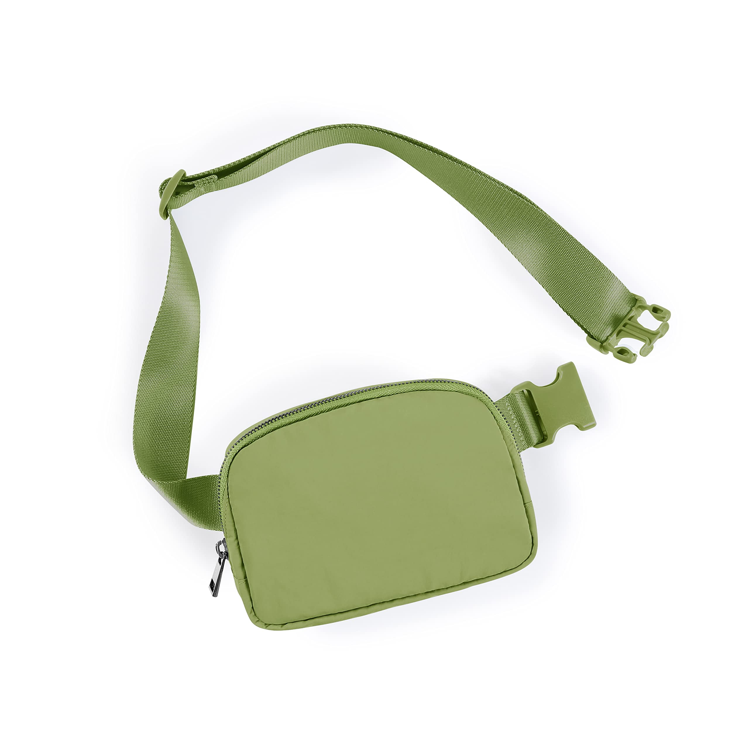 LEZMORE Unisex Fanny Pack Mini Belt Bag Small Fashion Waist Packs,Olive