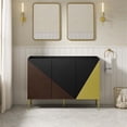 thumbnail image 4 of Pemberly Row 48" Bathroom Vanity Cabinet (Sink Basin Not Included) in Black Gold, 4 of 9