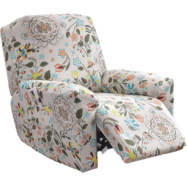 Recliner Slipcovers -Pieces Lazyboy Recliner Covers Recliner Couch Covers Recliner Chair Cover Non Slip Reclining Slipcovers with Storage Pockets Furniture Protector for Living Room