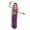 Purple, variant on Girl's Cute Dance Show Belly Dance Sequin Mesh Set,3-4 Years