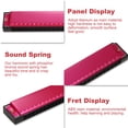 thumbnail image 3 of Amdohai Harmonica Professionnel Harpe Harmonica Clé de C 24 Trous, 3 of 6