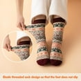 thumbnail image 2 of Wool Socks - Wool Socks for Women Men Soft Thick Warm Winter Knit Vintage Crew Socks Casual, 2 of 6