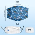 thumbnail image 3 of Cute Lakeland Terrier Dog Graphic Printed Cloth Face Masks Reusable Washable Adjustable for Adults (1 PCS), 3 of 5