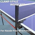 thumbnail image 6 of Tcbosik Folding Tennis Table with Wheels, Ping Pong Table with Net, 2 Paddles and 3 Balls, Portable Tennis Table for Home Office School, Blue, 6 of 9