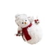thumbnail image 5 of Muñeco de nieve navideño, muñeco de peluche tejido, decoración navideña de dibujos animados. 13x15cm, 5 of 9