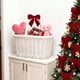 thumbnail image 1 of Adornos navideños con lazo de terciopelo, 12 unidades, para San Valentín, Navidad, ventanas, árboles de Navidad, Halloween, otoño, hogar, adornos navideños., 1 of 9