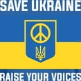thumbnail image 3 of CafePress - Save Ukraine Raise Your Voices Men's Fitted T Shir - Men's Fitted T-Shirt, 3 of 4