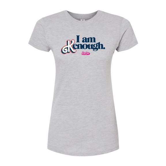 Barbie The Movie - I Am Kenough - Juniors Fitted Graphic T-Shirt