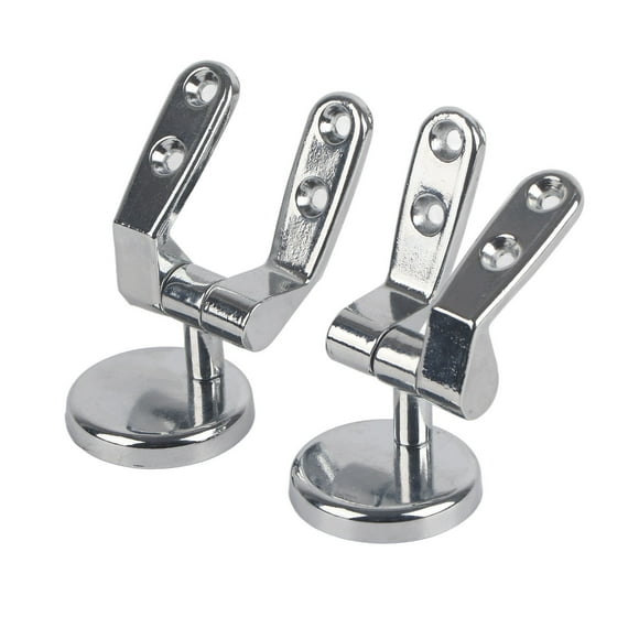 Hinge With Fittings, Hinge Hinge, Easy Welding No Oxidation Strong Nylon Fixing Nuts Resin Toilet Cover Hinge Zinc Alloy Low Melting Point For Hotel