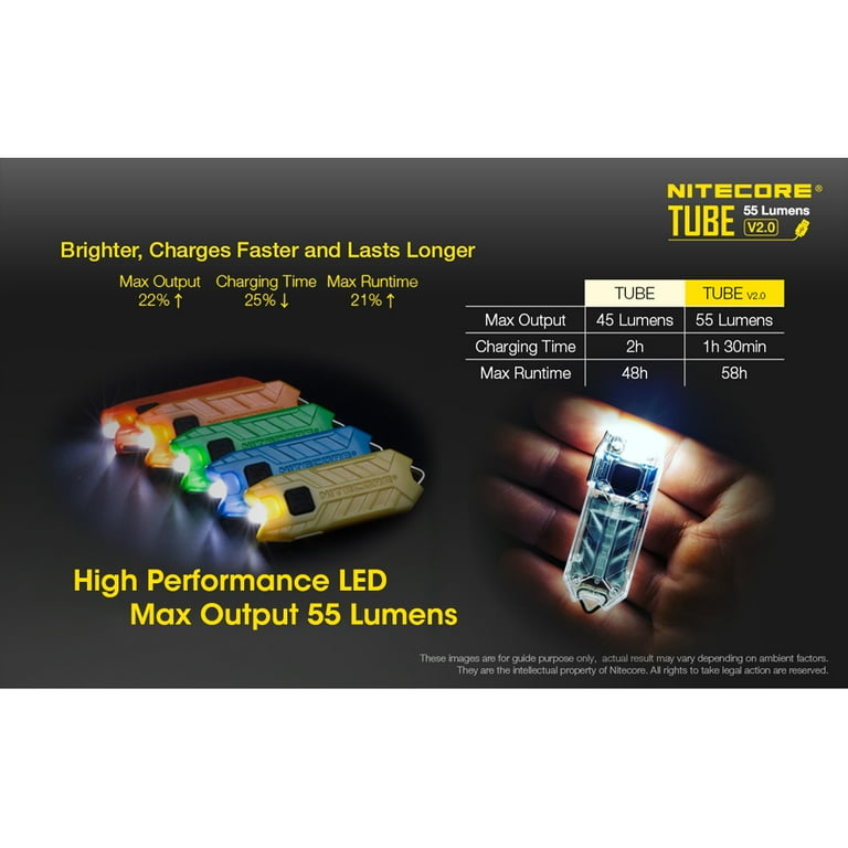 Nitecore tube shop keychain light