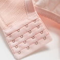 thumbnail image 6 of Xijirk Women Wirefree Maternity Bra Front Snap Opening Ribbed Texture Adjustable Straps Nursing Bralette for Breastfeeding Daily Use,Pink,40, 6 of 9