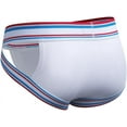 thumbnail image 2 of JOCKMAIL Men's Underwear Briefs Breathable Comfortable Mesh Underwear Low Rise Briefs 2 Pack, 2 of 7
