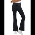 thumbnail image 3 of Leggings de Yoga de Mezclilla Ajustados con Bolsillos y Cintura Alta para Mujer Gris Oscuro XXL, 3 of 8