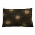 thumbnail image 1 of Ahgly Company Patterned Indoor Rectangular Red Dirt Brown Lumbar Throw Pillow, 13 inch by 19 inch, 1 of 5