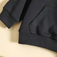 thumbnail image 5 of Atogsazn Baby Boys Clothes Outfit Toddler Infant Long Sleeve Pullover Sweatshirt Pants Set Fall Winter Clothing 02-Black 2-3 Years Fashion, 5 of 9