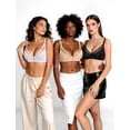 thumbnail image 7 of YANDW Minimizer Sheer Mesh Bras for Women Underwire Plunge Lifting Plus Size Bra, Black 40E, 7 of 7