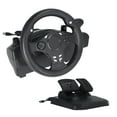 thumbnail image 1 of Race Steering Wheel, 7 In 1 270 Degrees Rotation Dual Mode Drive Linear Pedal Non Slip Texture PC Racing Wheel Intelligent Vibration Adjustment 4 Suction Cups Game Racing Wheel For, 1 of 8