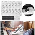 thumbnail image 2 of Sonew Piano Note Self‑Adhesive,Piano Key Paster,Piano Key Sticker Electronic Organ Universal Keys Transparent Notation Paster Decoration, 2 of 8