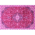 thumbnail image 1 of Ahgly Company Indoor Rectangle Medallion Pink Traditional Area Rugs, 2' x 3', 1 of 4