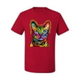 thumbnail image 2 of Cats Are Like Potato Chips Colorful Rainbow Cat Animal Lover Men's Graphic T-Shirt, Red, Large, 2 of 3